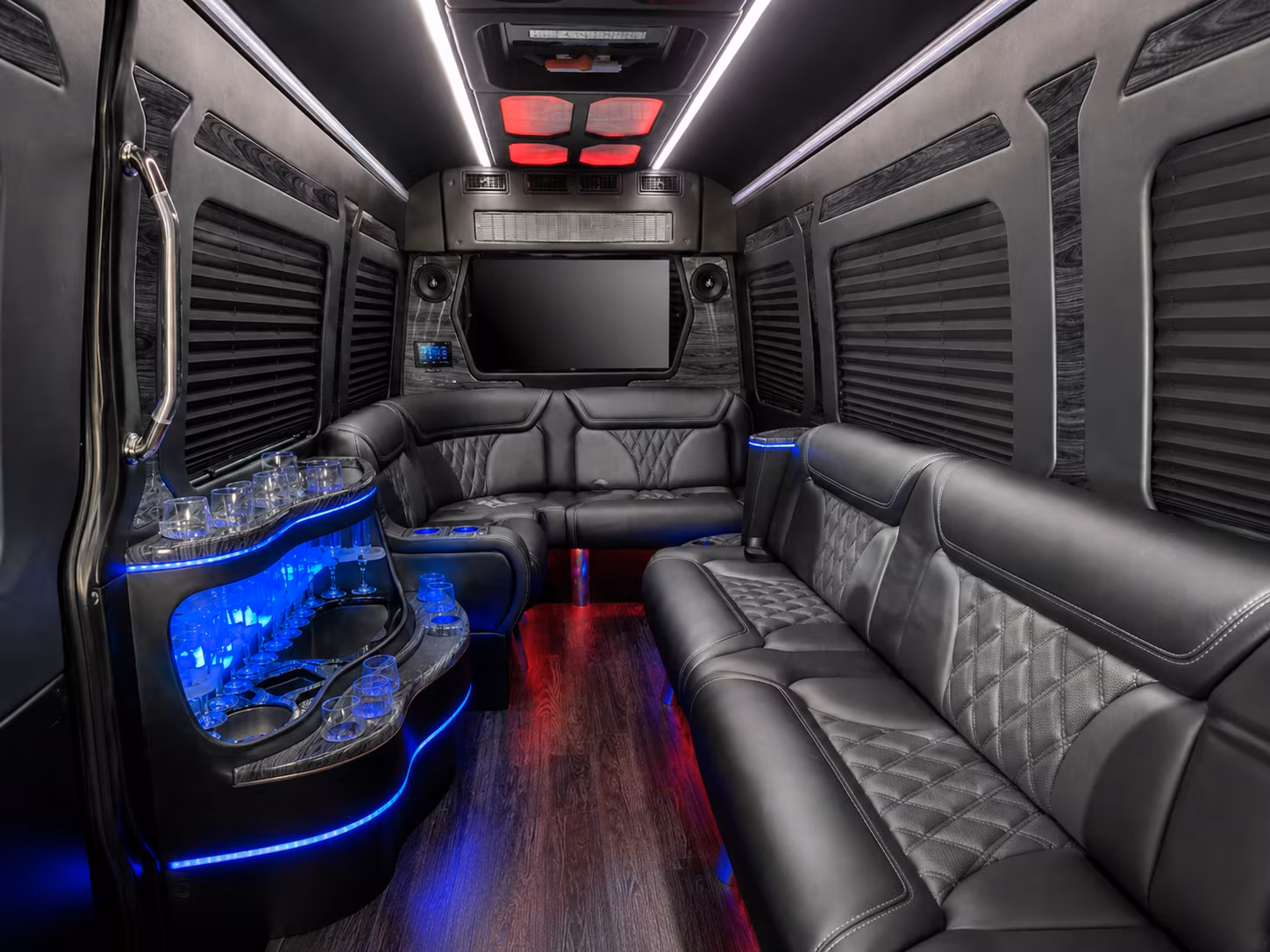 el cajon 30 passenger party bus interior