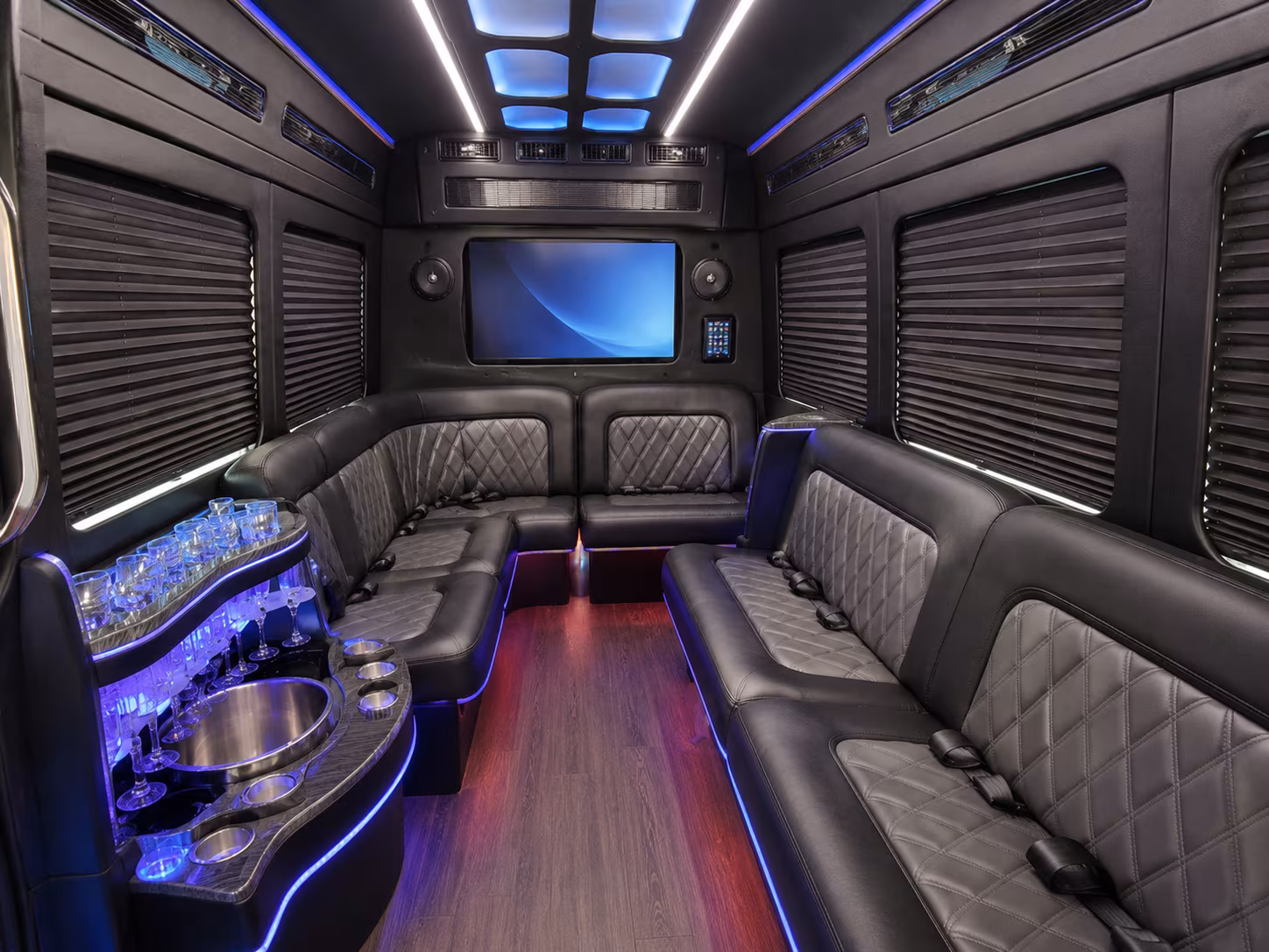 el cajon party bus interior